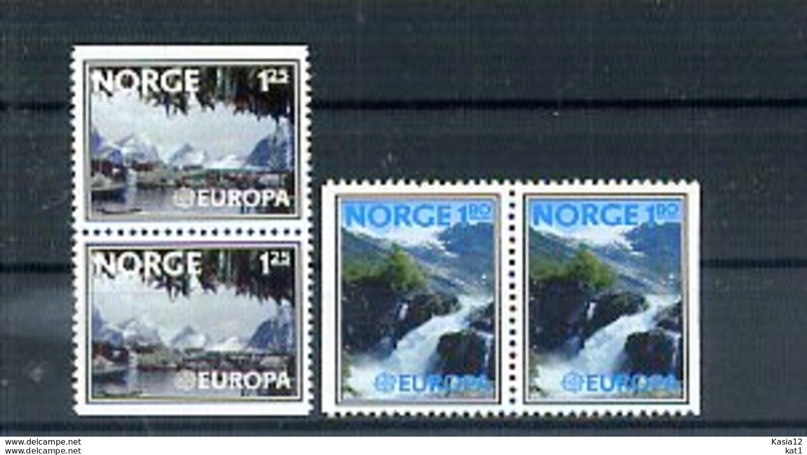 A25470)Norwegen 742 - 743 Paare**, Cept - Neufs