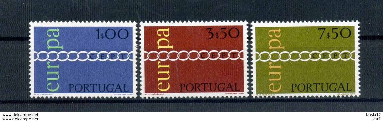 A25585)Portugal 1127 - 1129**, Cept - Neufs