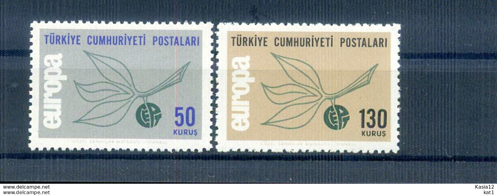 A25794)Tuerkei 1961 - 1962**, Cept - Unused Stamps