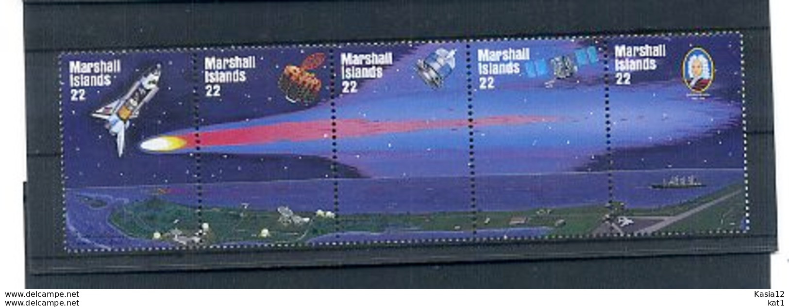 A32209)Marshallinseln 62 - 66 ZDR**, Kosmos - Marshallinseln