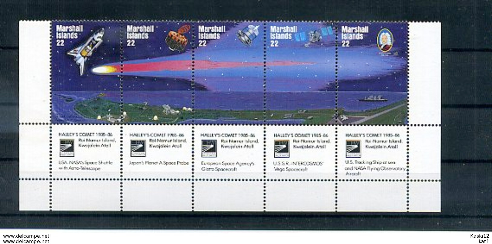 A32211)Marshallinseln 62 - 66 ZDR**, Kosmos - Marshallinseln