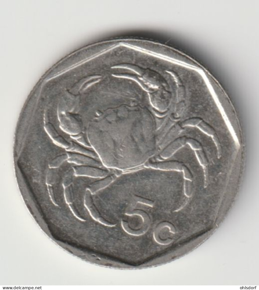 MALTA 2001: 5 Cents, KM 95 - Malte