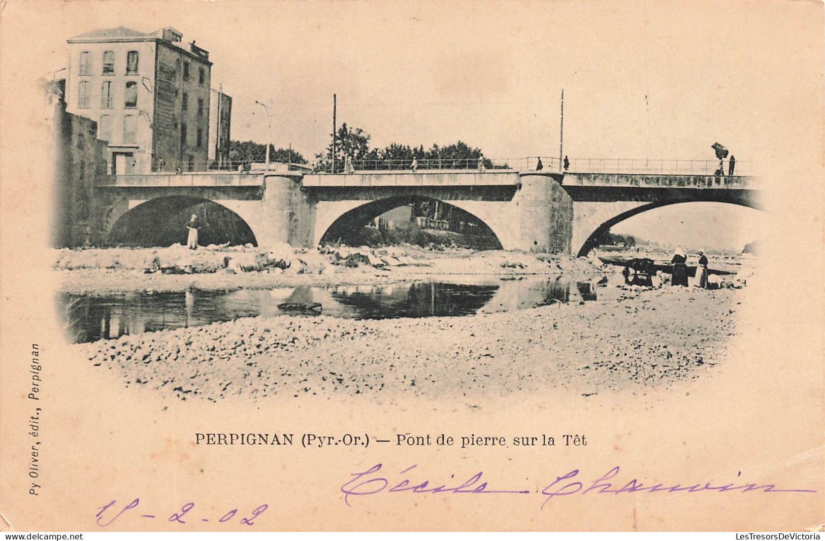 FRANCE - Perpignan - Pont De Pierre Sur La Têt - Carte Postale Ancienne - Perpignan