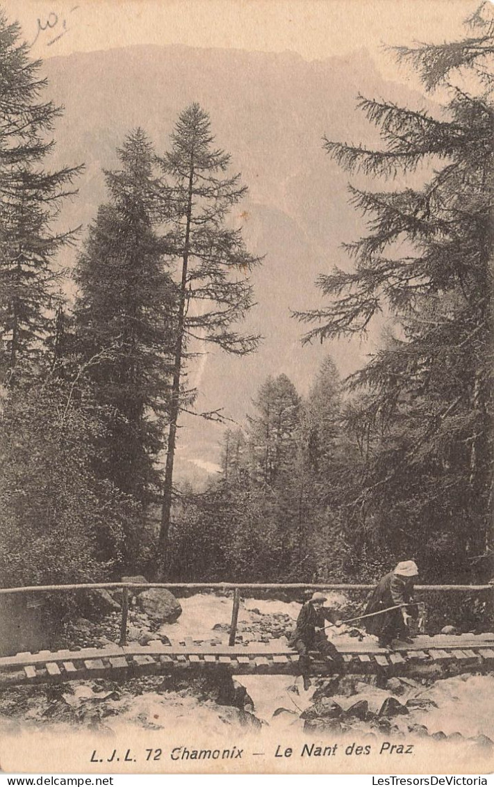 FRANCE - Chamonix - Le Nant Des Praz - Pont - Carte Postale Ancienne - Chamonix-Mont-Blanc