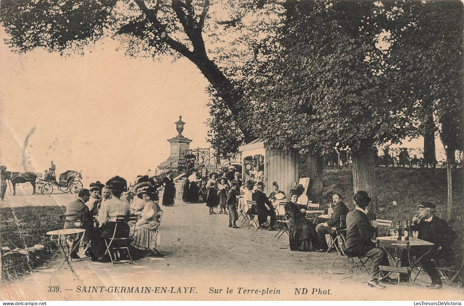 FRANCE - Saint Germain En Laye - Sur Le Terre Plein - ND Phot - Animé - Carte Postale Ancienne - St. Germain En Laye