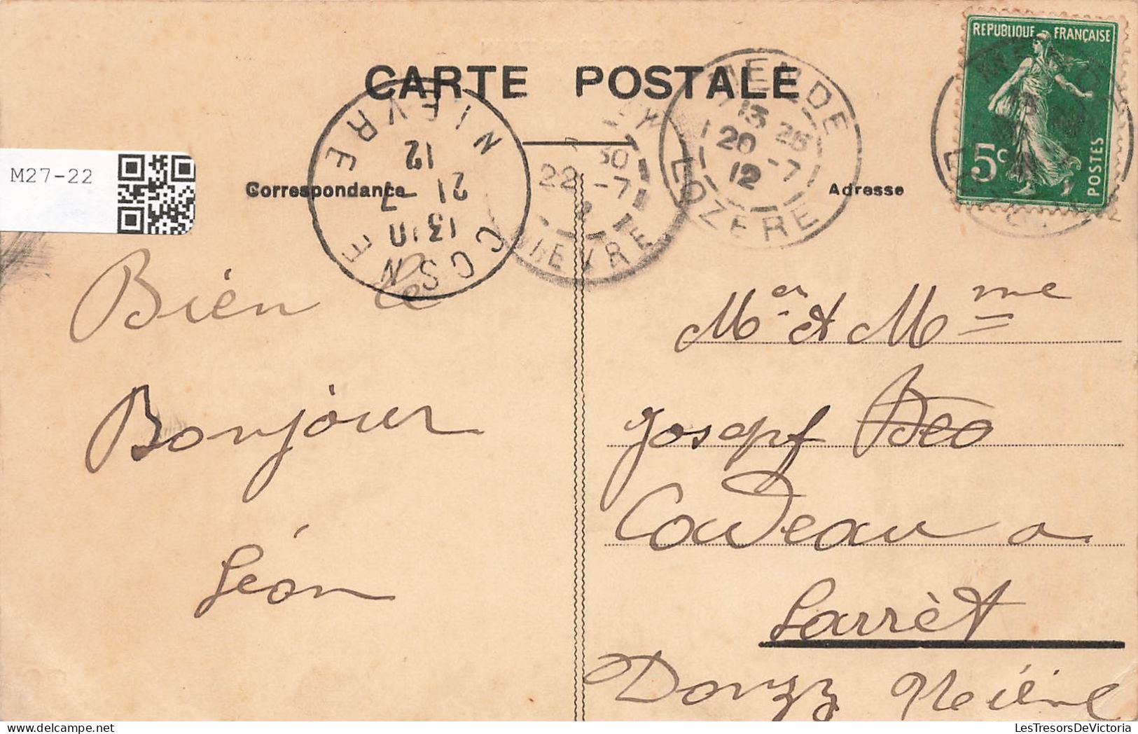 FRANCE - Gorges Du Tarn - Sortis Des Détroits - Barque - Carte Postale Ancienne - Altri & Non Classificati