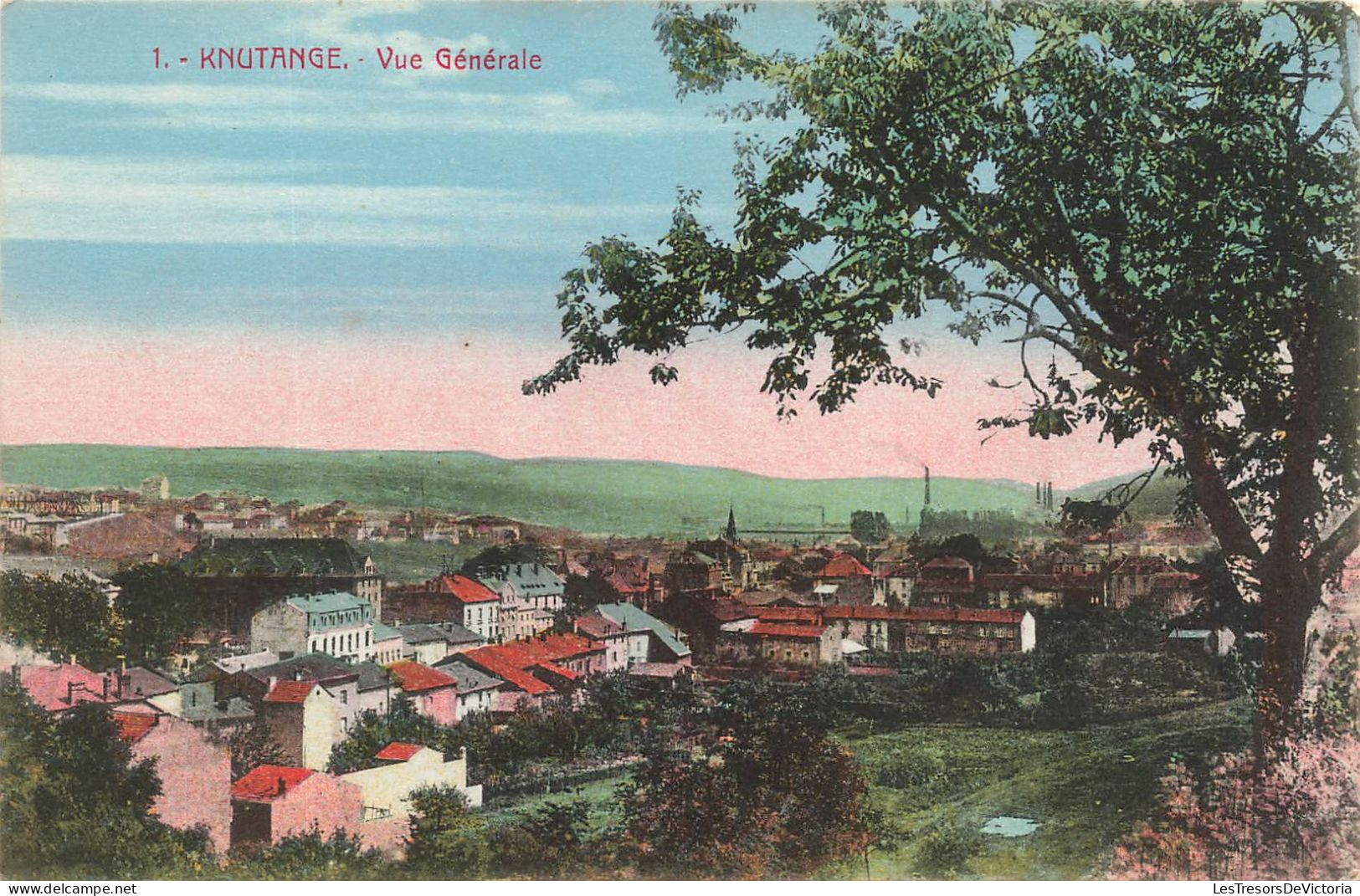FRANCE - Knutange - Vue Générale De La Ville - Colorisé - Carte Postale Ancienne - Other & Unclassified