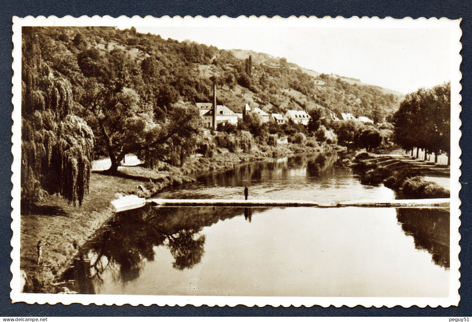 Luxembourg. Diekirch. Vallée De La Sûre. Passerelle Sur La Sûre. 1956 - Diekirch