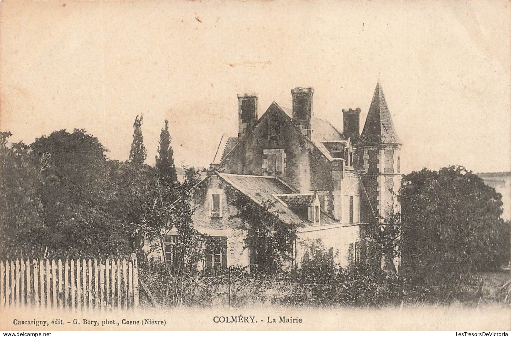 FRANCE - Colméry - La Mairie - Phot Cosne (Nièvre) - Carte Postale Ancienne - Poitiers