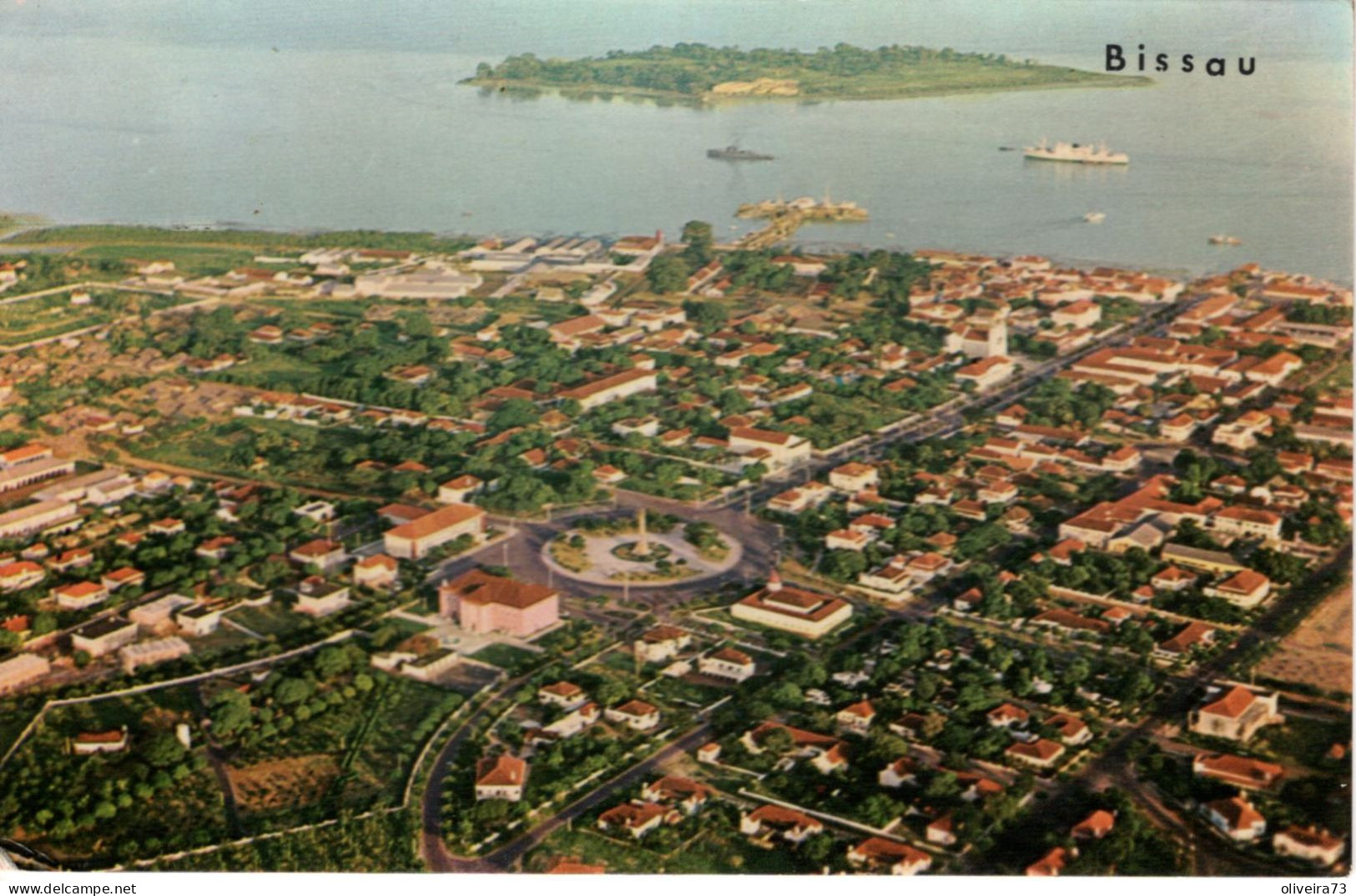 GUINÉ (BISSAU) - PORTUGUESA - Vista Aérea Parcial E Ilheu Do Rei - BISSAU - Guinea-Bissau