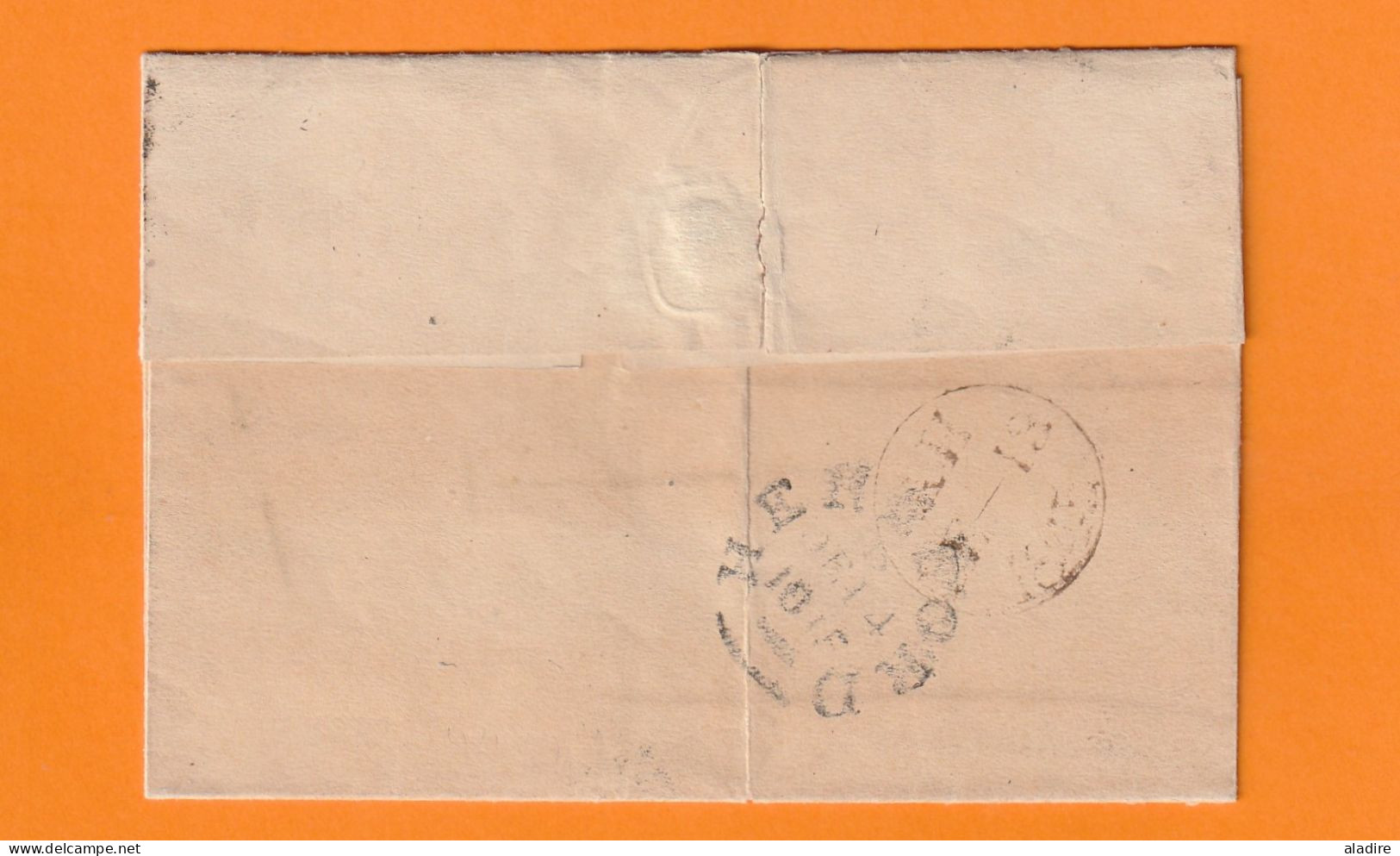 1845 - Entier Postal Enveloppe Stationery De London Londres Vers Hereford - Arrival Stamp - Postwaardestukken