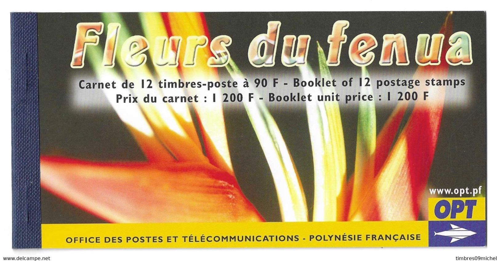 Polynésie N°C723** Flore Fleurs Du Fenua - Libretti