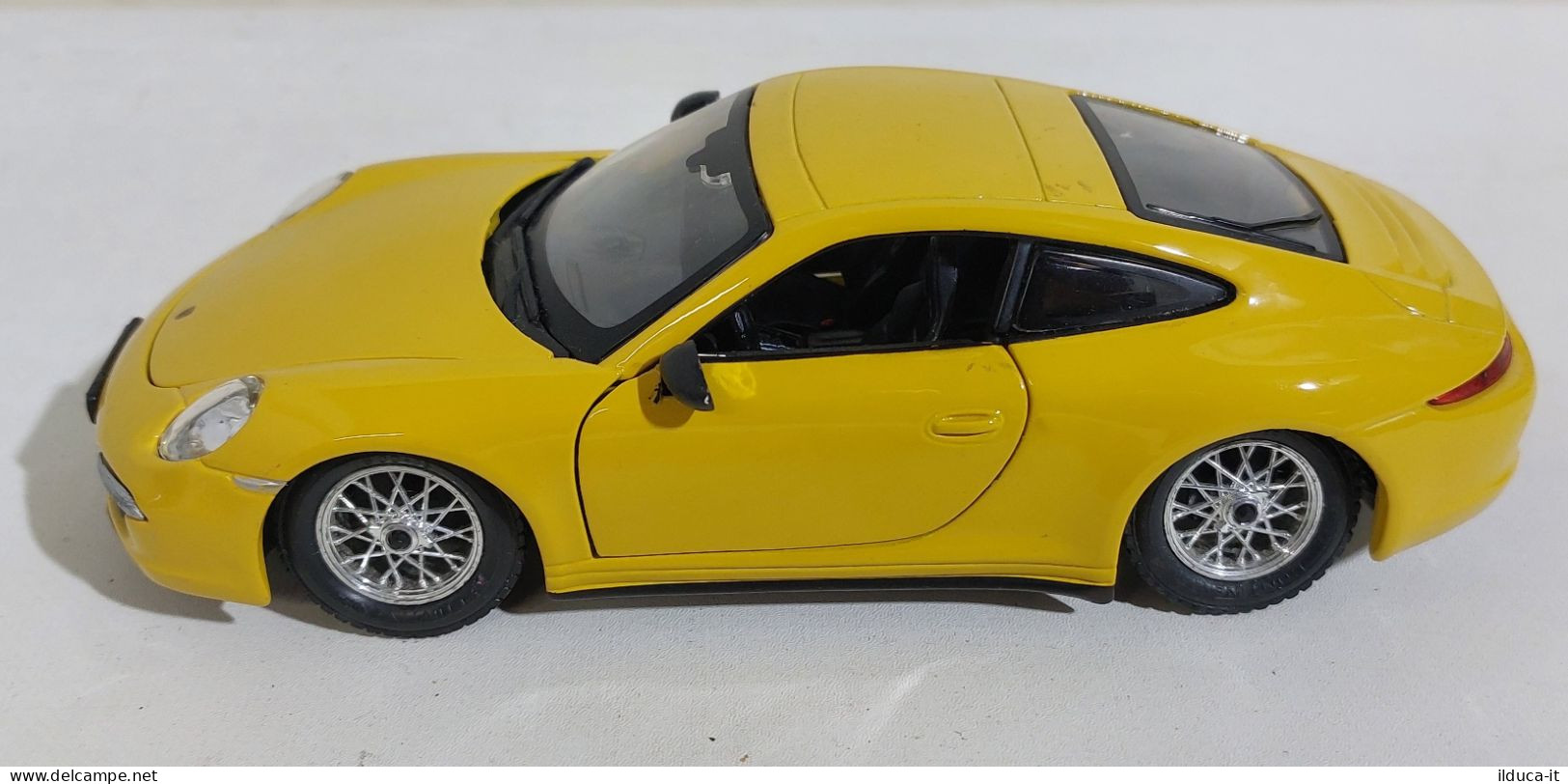 54203 BURAGO 1/24 N. 11404 - Porsche 911 Carrera S - Giallo - Burago