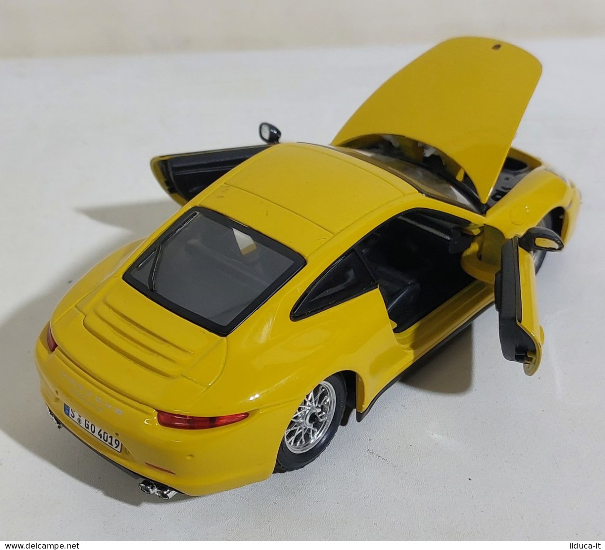 54203 BURAGO 1/24 N. 11404 - Porsche 911 Carrera S - Giallo - Burago