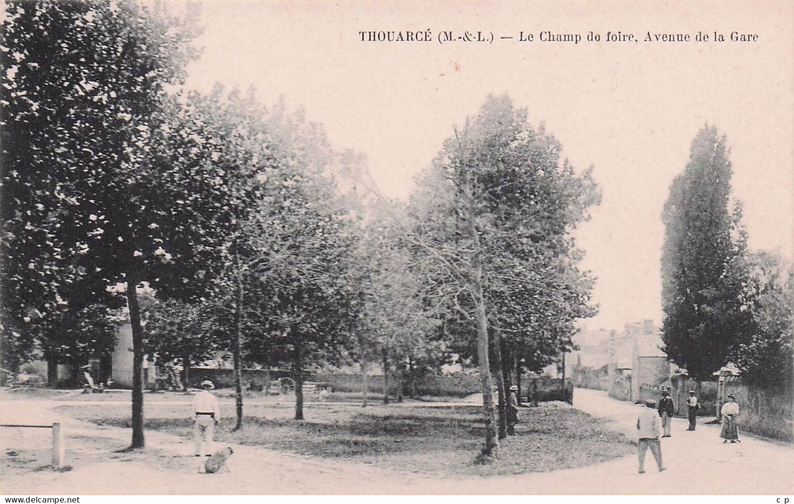 Thouarce - Champ De Foire - Avenue De La Gare    -   CPA °J - Thouarce