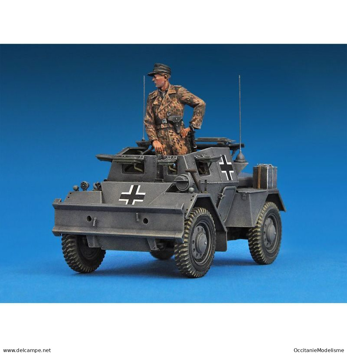 Miniart - DINGO Mk.II SCOUT CAR Avec équipage Maquette Réf. 35074 Neuf NBO 1/35 - Vehículos Militares