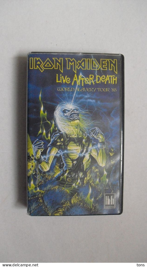 VHS Iron Maiden - Live After Death; World Slavery Tour '85 - Concert En Muziek