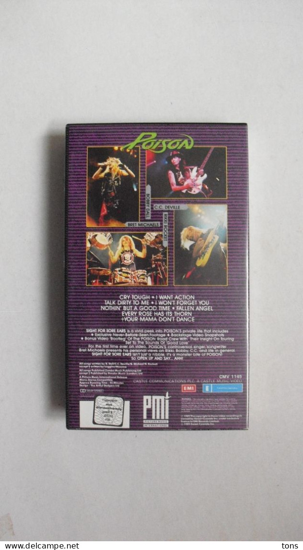VHS Poison - Sight For Sore Ears - Concert Et Musique
