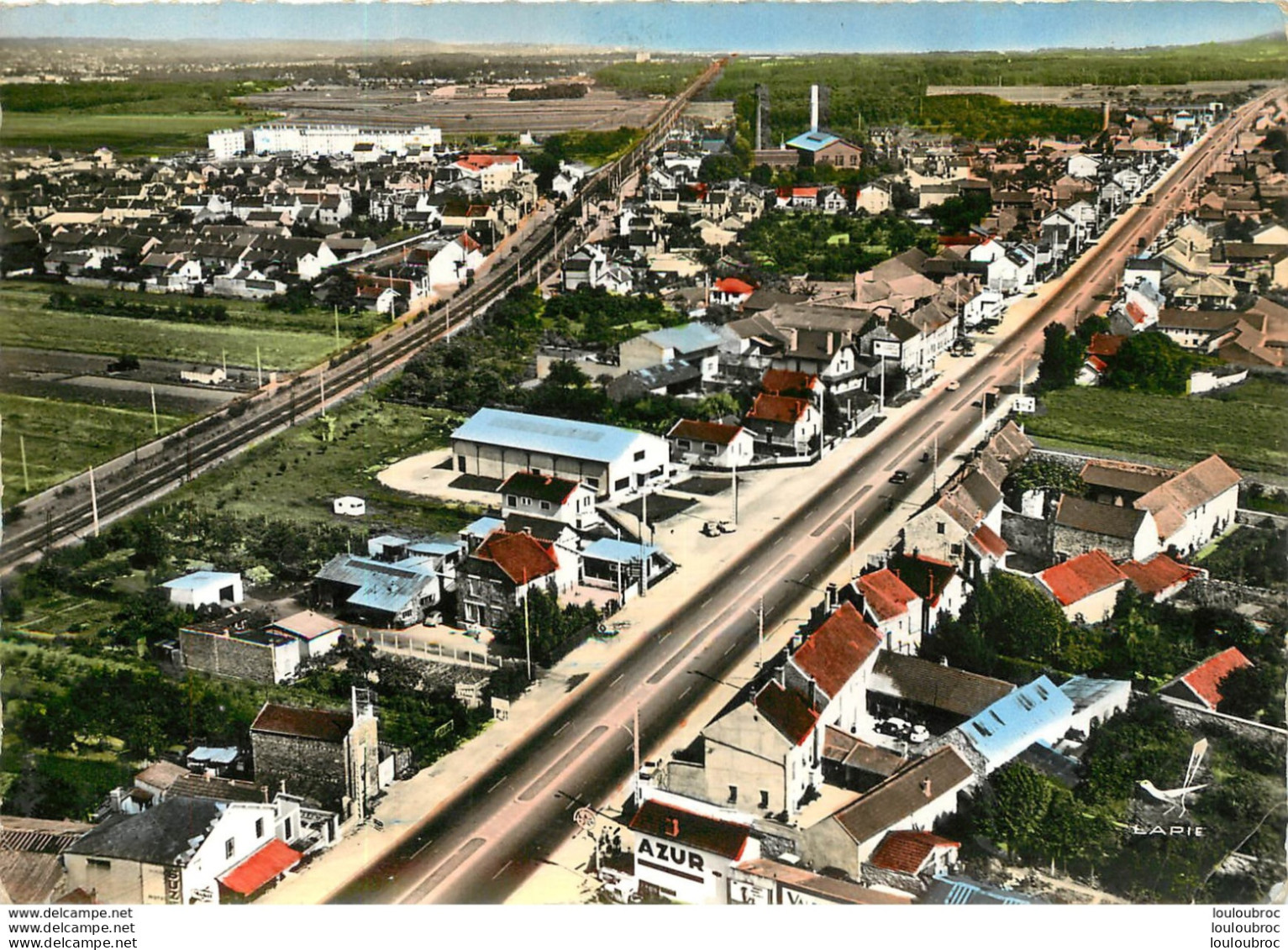 PIERRELAYE VUE GENERALE AERIENNE - Pierrelaye