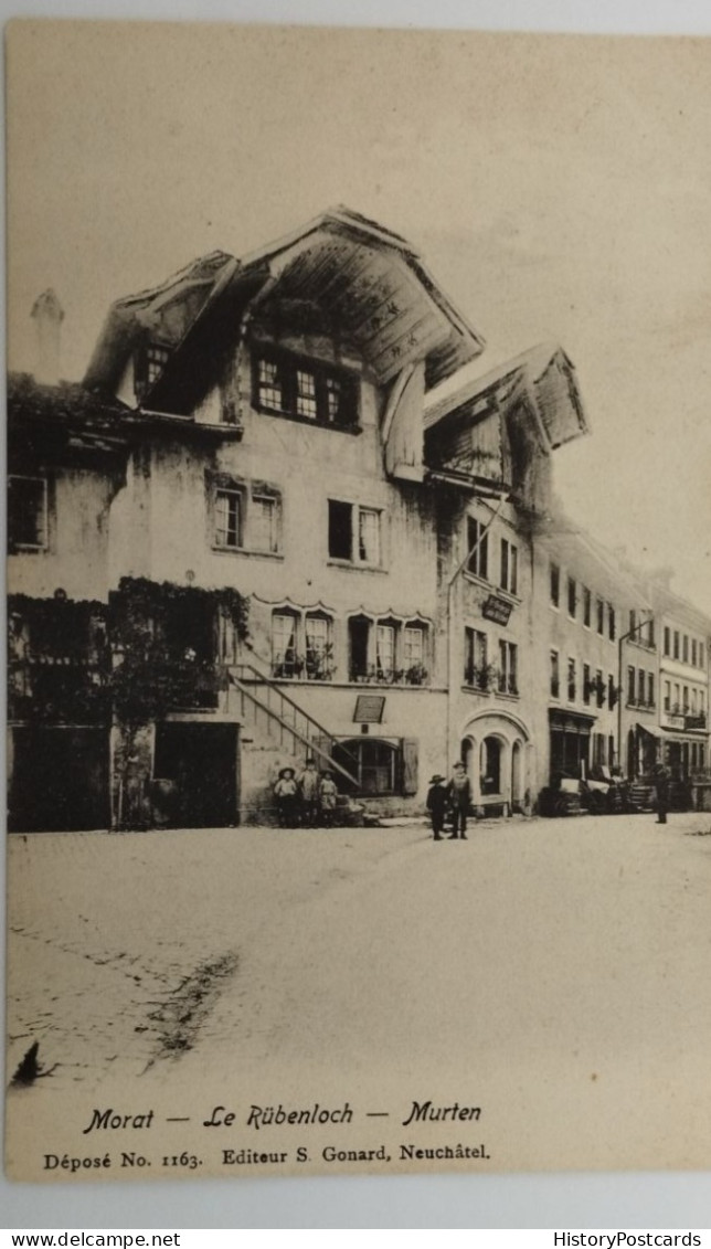 Murten, Fr. Morat, Le Rübenloch, Kt. Freiburg, 1905 - Morat