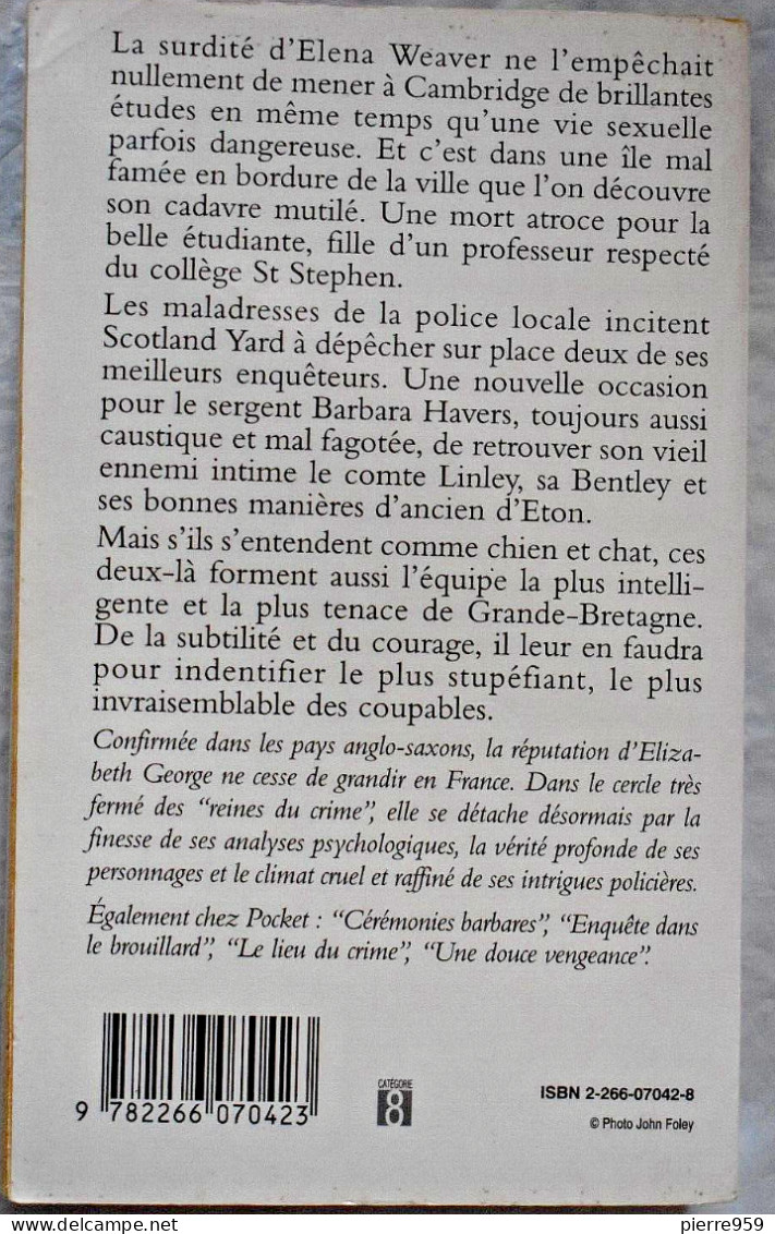 Pour Solde De Tout Compte - Elizabeth George - Presses De La Cité