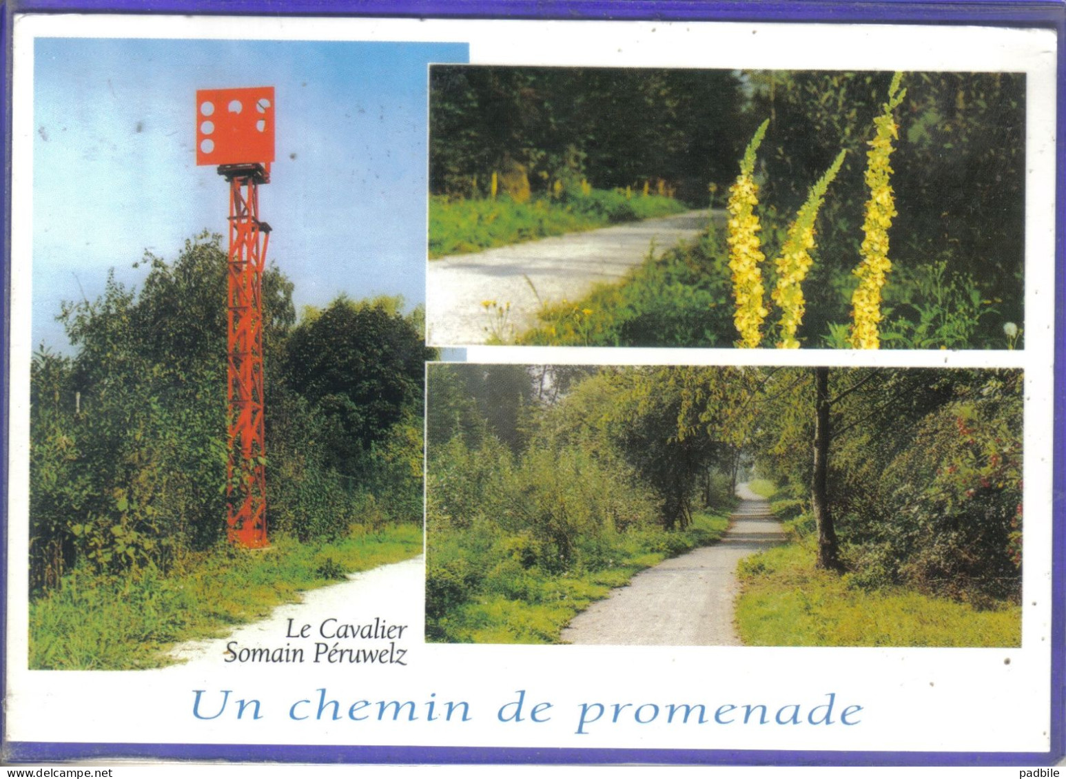 Carte Postale 59. Vieux-Condé  Ancien Chemin De Fer   Cavalier De Somain Péruwels    Très Beau Plan - Vieux Conde