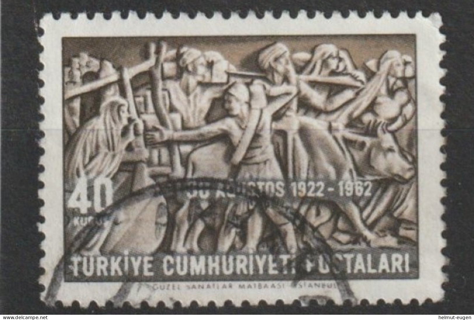 MiNr. 1840 - 1842 Türkei    1962, 30. Aug. 40. Jahrestag Der Schlacht In Dumlupinar. - Used Stamps