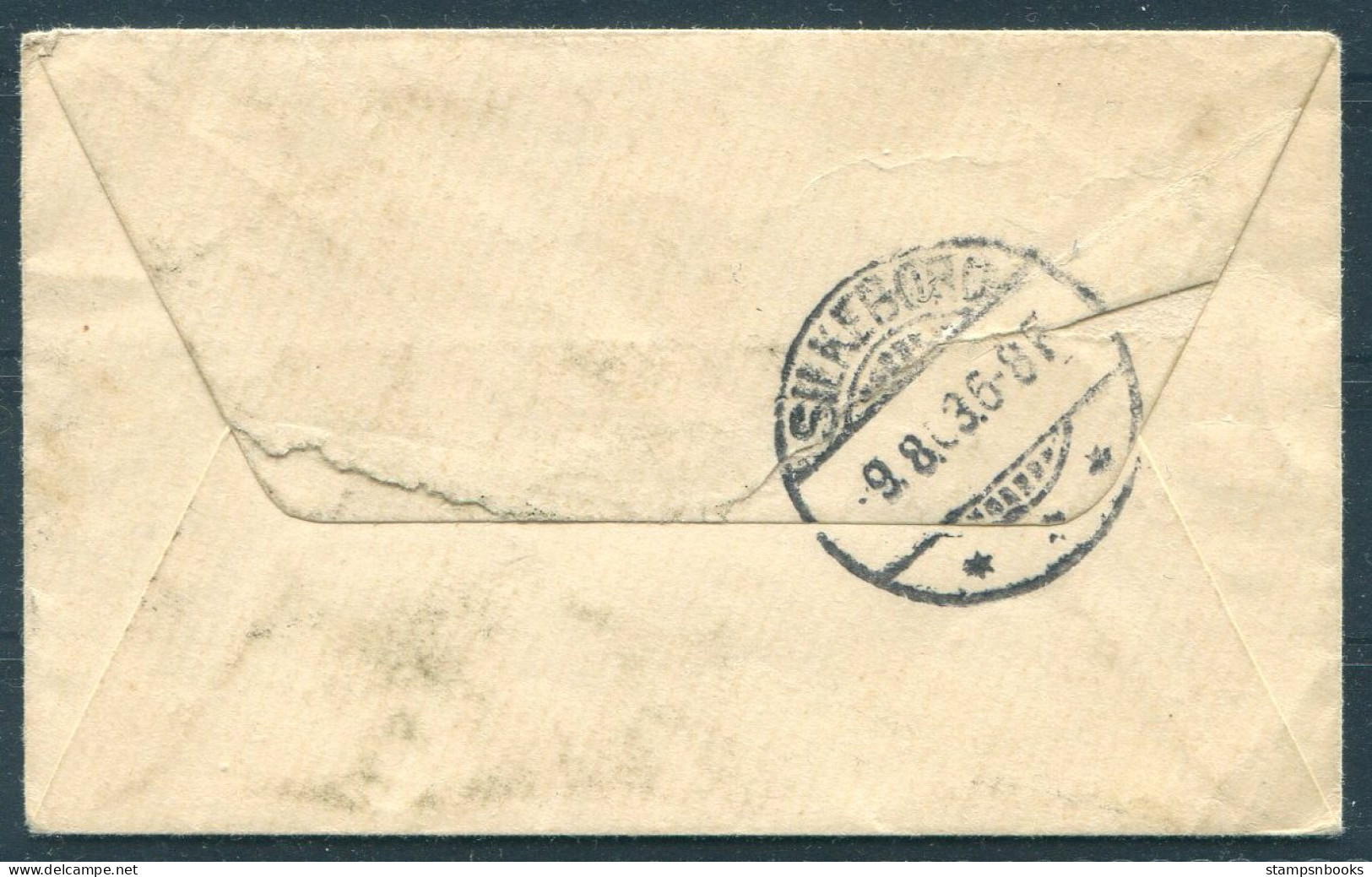 1903 Denmark 10 Ore Skelund Stjernestempel Star Cancel, Aalborg Cover - Silkeborg - Briefe U. Dokumente