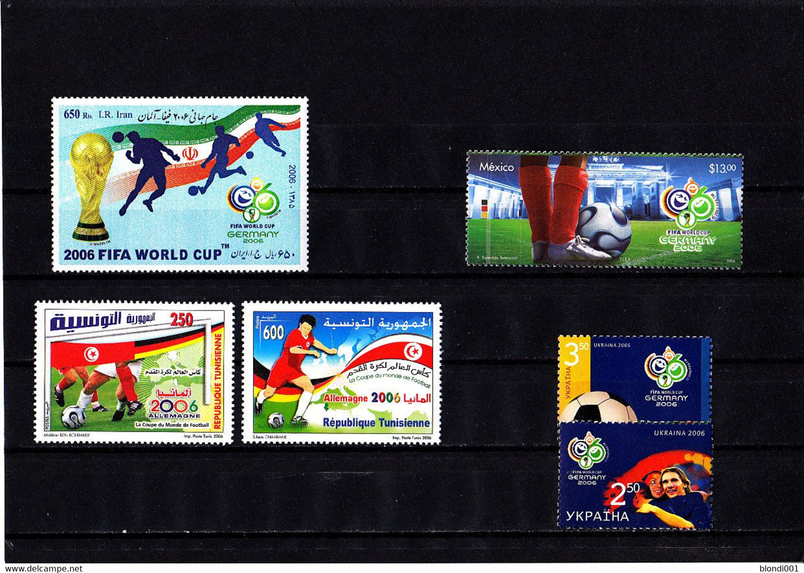 Football - Soccer World Cup 2006 - LOT - 4 Countries MNH - 2006 – Germany
