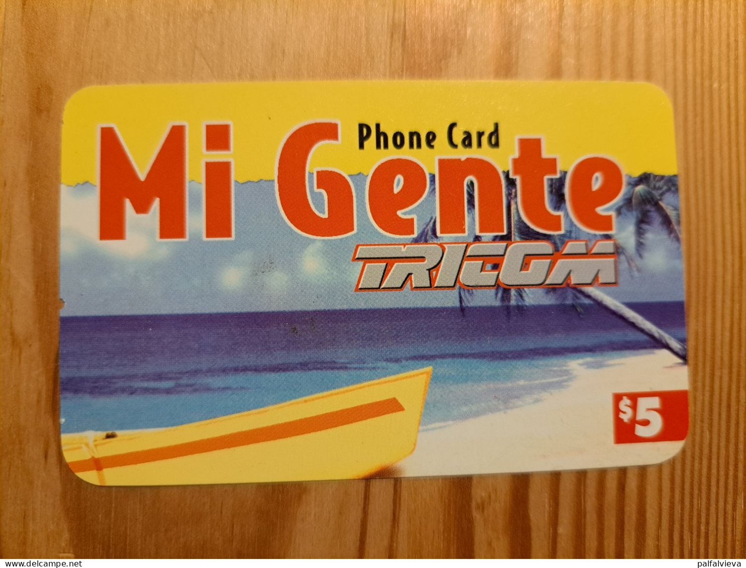 Prepaid Phonecard Dominican Republic, Tricom - Dominicaanse Republiek