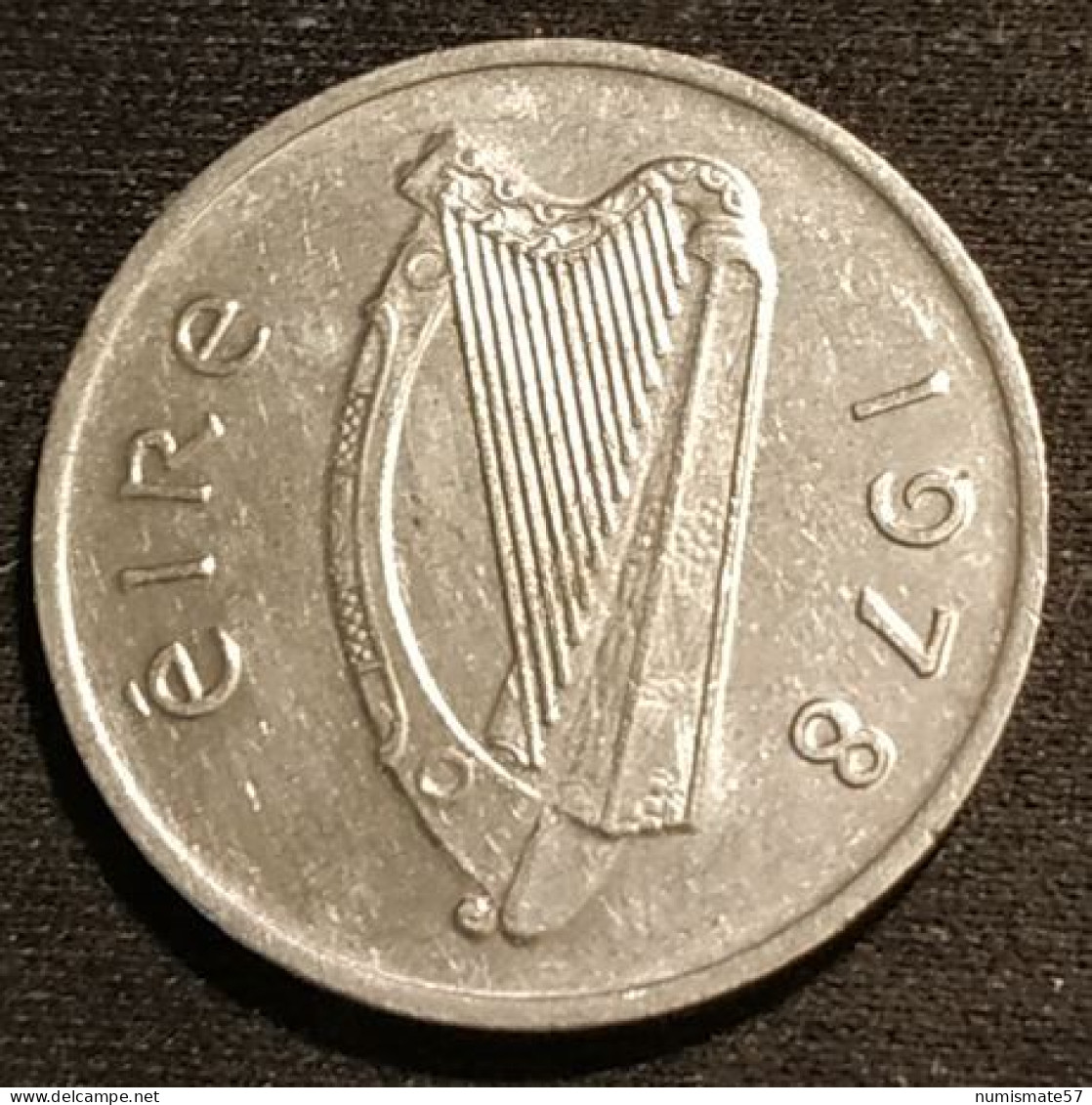 IRLANDE - EIRE - 5 PENCE 1978 - Type Large - IRELAND - KM 22 - Irlande