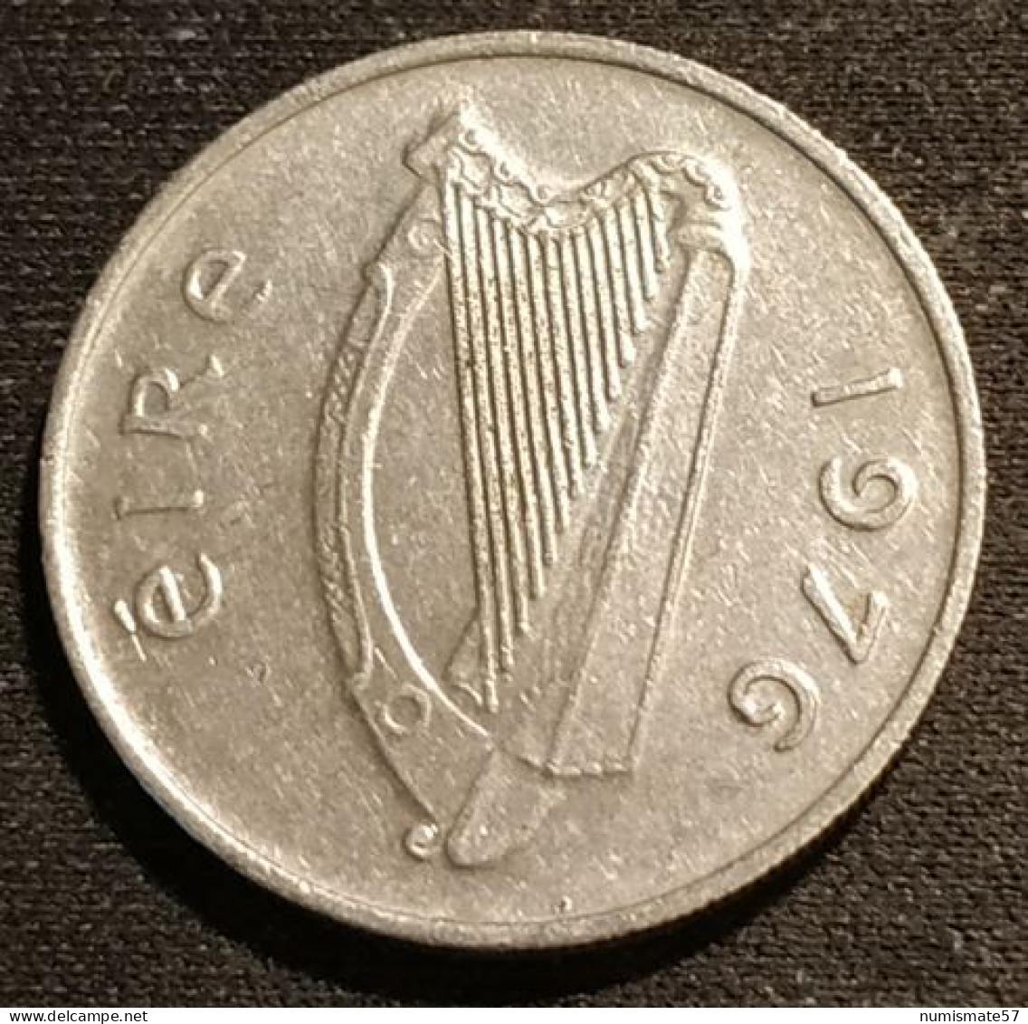 IRLANDE - EIRE - 5 PENCE 1976 - Type Large - IRELAND - KM 22 - Irlande