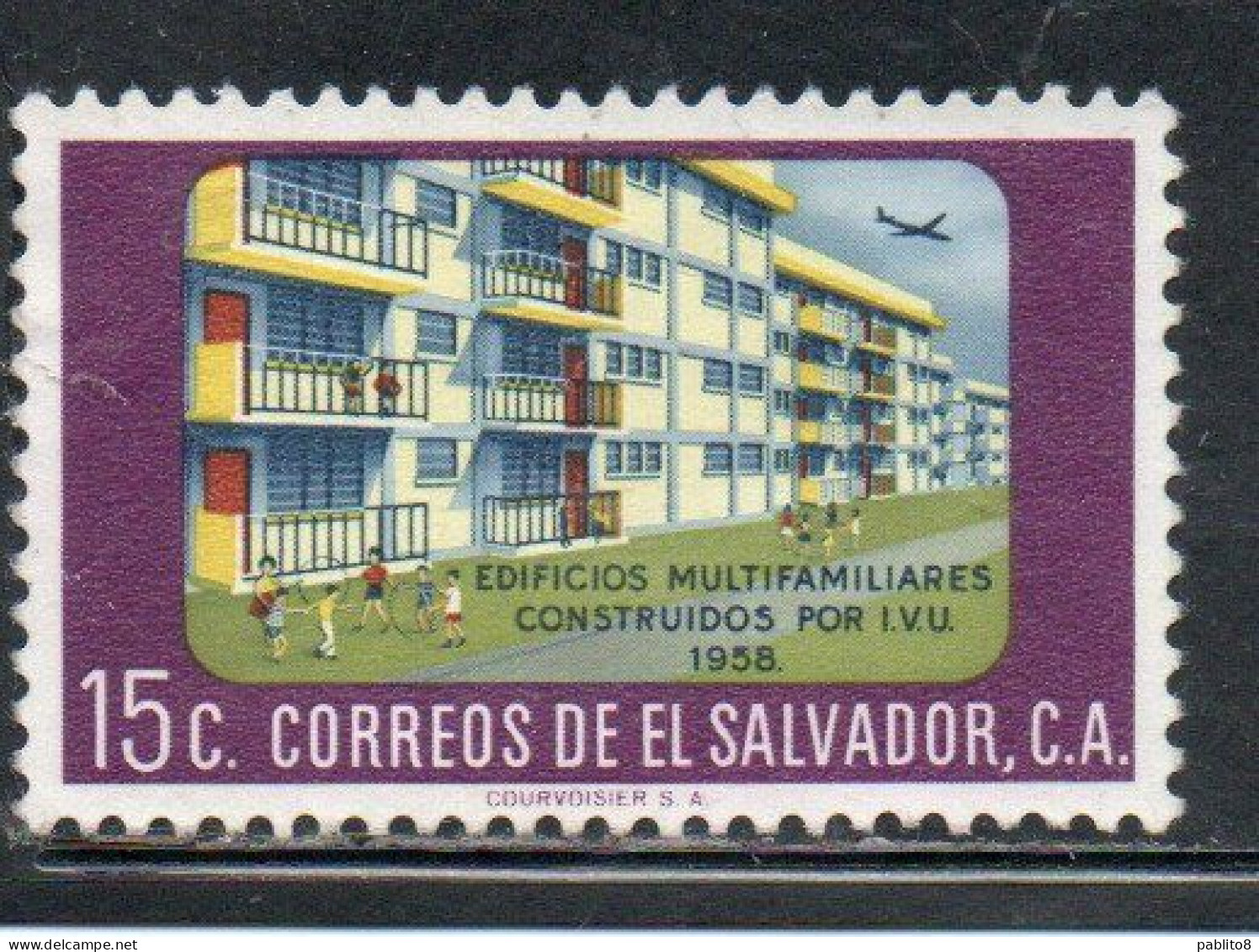 EL SALVADOR 1971 MULTIFAMILY HOUSING PROJECTS APARTMENT HOUSES 15c MH - Salvador