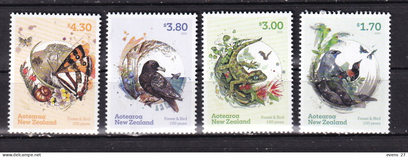 NEW ZEALAND -2023- BIRDS OF THE FOREST-MNH. - Unused Stamps