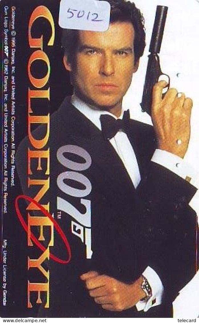 Telecarte Japonaise (5012) * GOLDEN EYE * 007 * JAMES BOND *  Telefonkarte Japan  Film - Cinema - Movie - Kino - Film