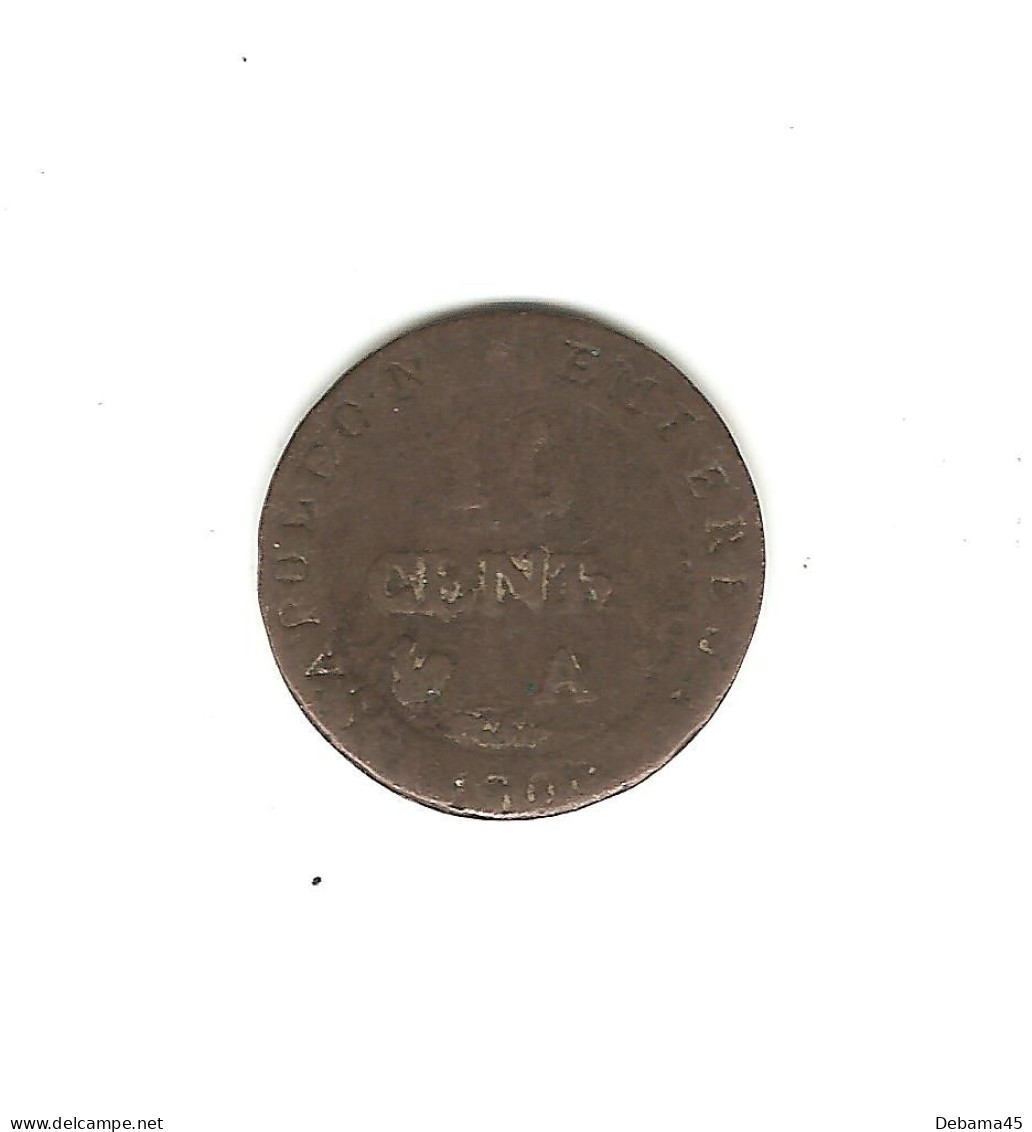 360/ France : Napoléon 1er : 10 Centimes 1808 A ??? - 10 Centimes