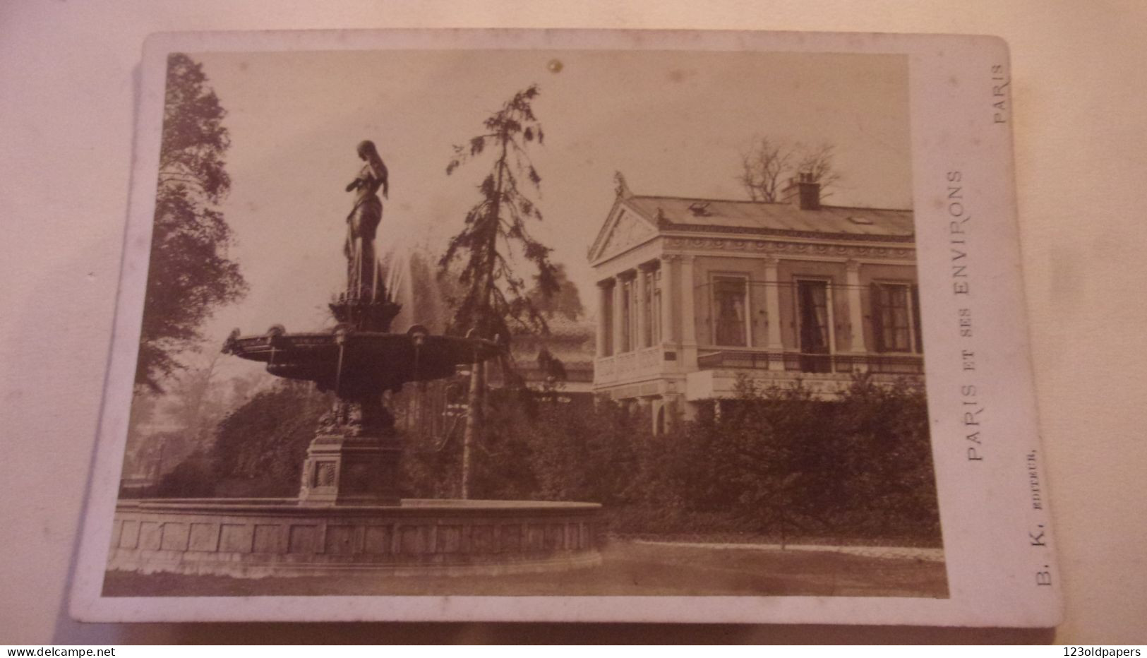 XIX  EME CABINET PARIS XIXEME  STATUE DE VENUS CHAMPS ELYSEES - Anciennes (Av. 1900)