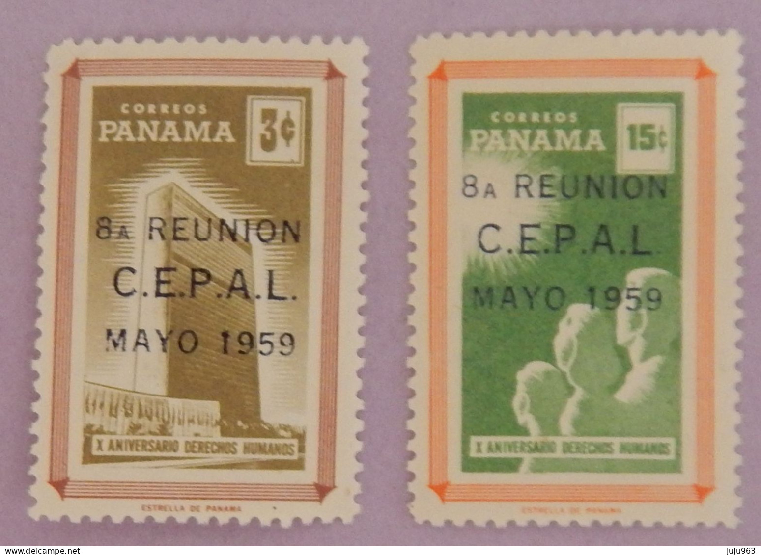 PANAMA YT 328/329 NEUFS**MNH  ANNÉE 1959 - Panama