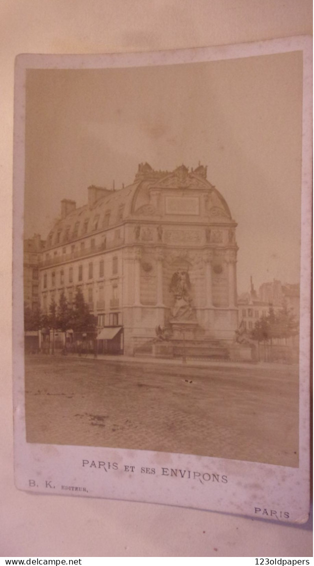 XIX  EME CABINET PARIS XIXEME   PARIS  FONTAINE SAINT MICHEL QUARTIER LATIN - Alte (vor 1900)