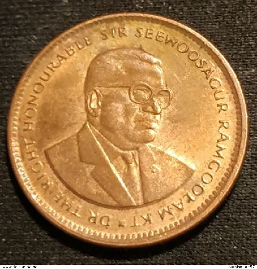 ILE MAURICE - MAURITIUS - 5 CENTS 1993 - Sir Seewoosagur Ramgoolam - KM 52 - Maurice