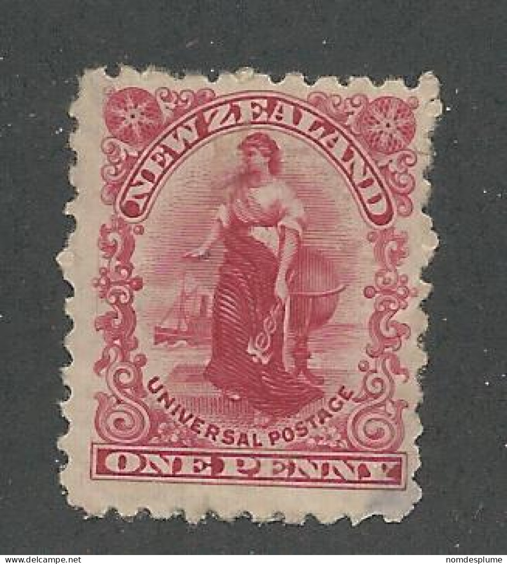 25136) New Zealand  1902 Unwatermark Mint Hinge * Poor Gum - Unused Stamps
