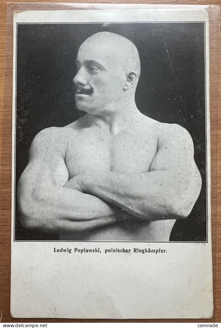 POLOGNE Poland  Lidwig Poplawski Wrestler - Worstelen