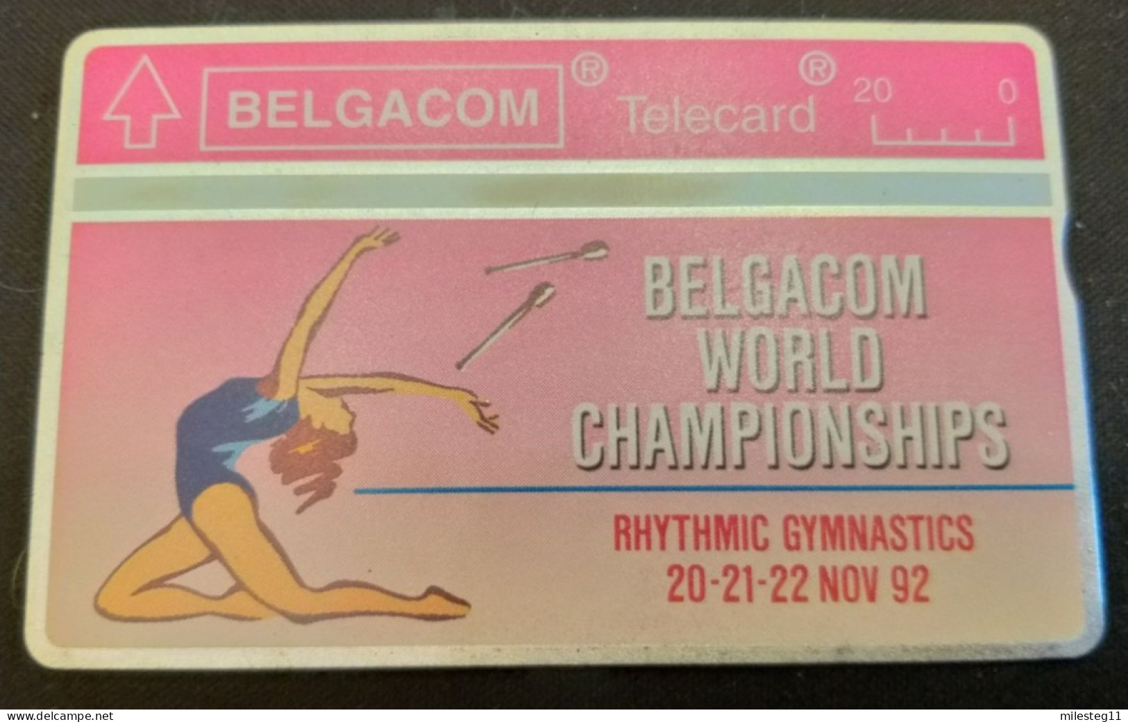 Belgique Télécarte S51 Rhythmic Gymnastics (rouge) 203F - Sans Puce