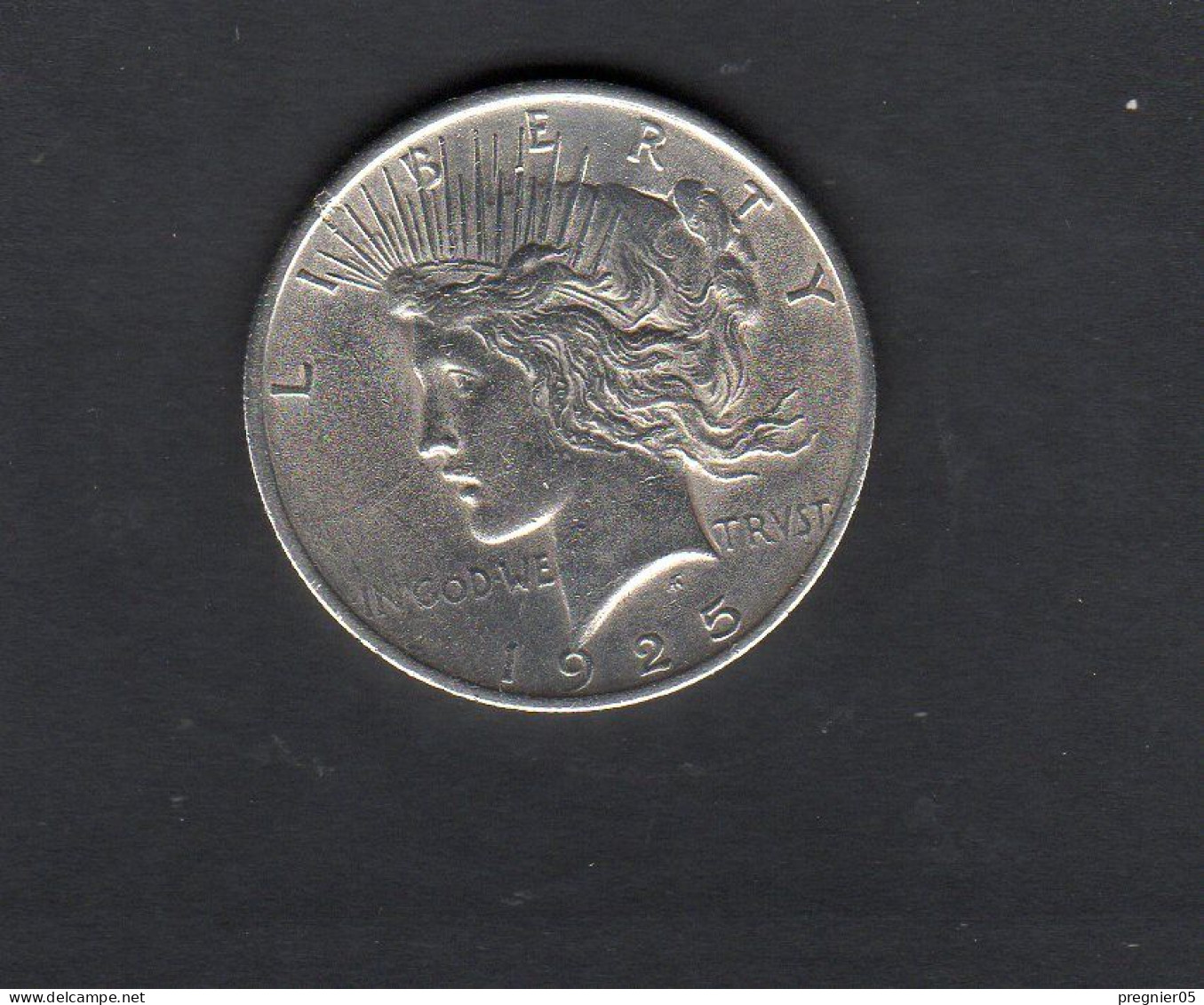 Baisse De Prix USA - Pièce 1 Dollar Peace Argent 1925  SPL/AU KM.150 - 1921-1935: Peace (Paix)