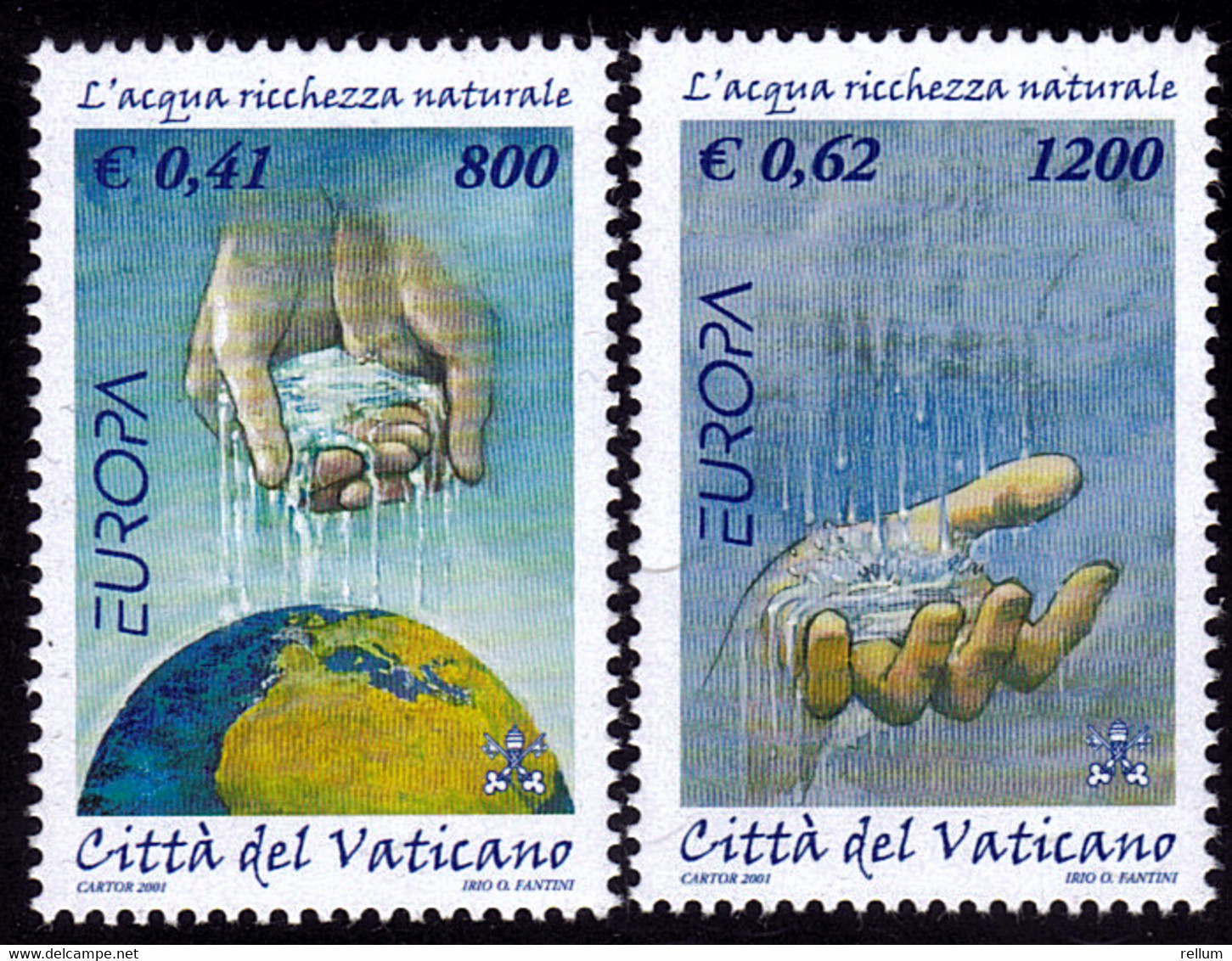 Vatican - Europa CEPT 2001 - Yvert Nr. 1230 A/B - Michel Nr. 1372/1373 ** - 2001