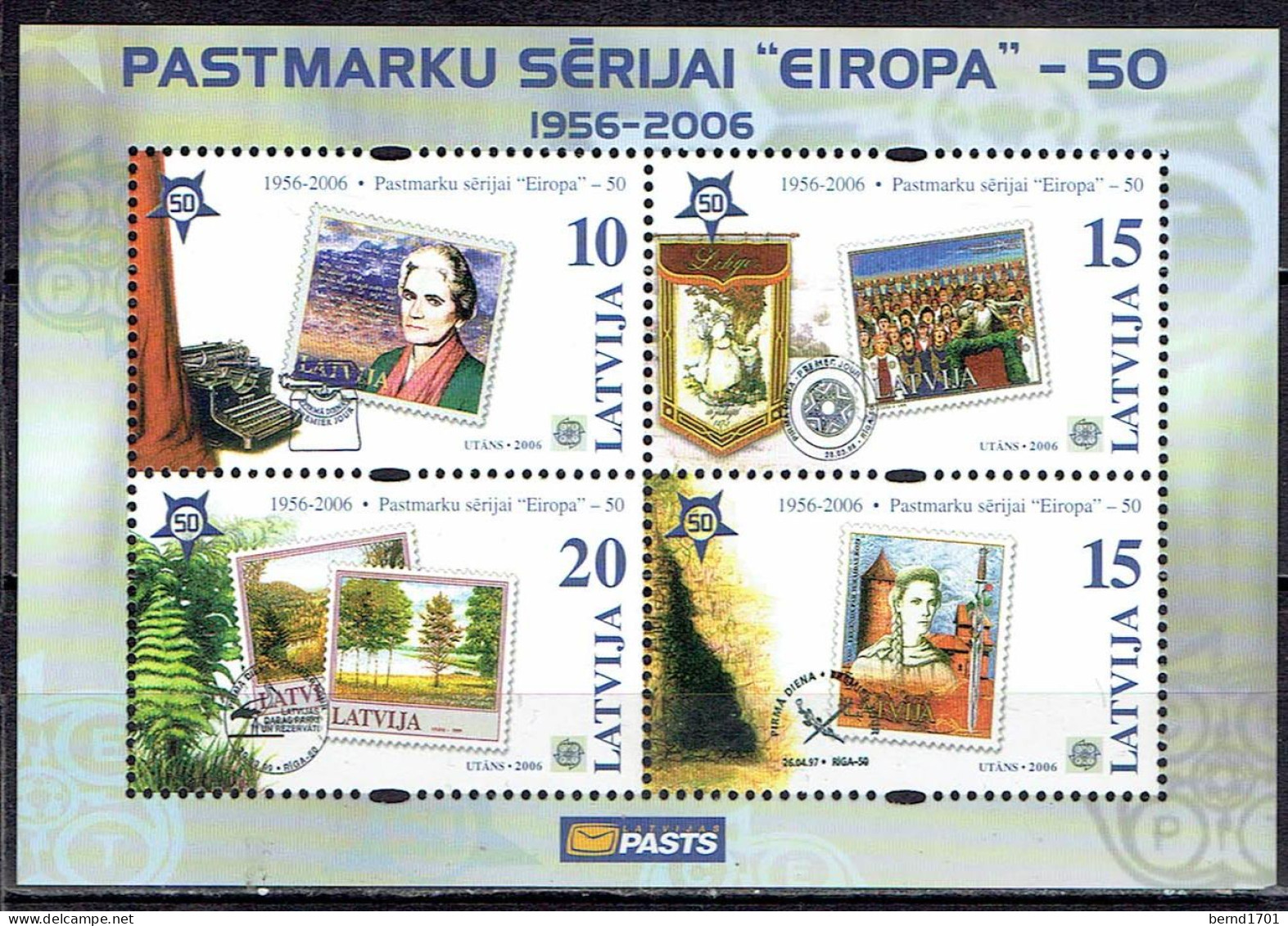 Lettland / Latvia - Mi-Nr Block 21 Ungebraucht / MNH ** (q608) - 2006