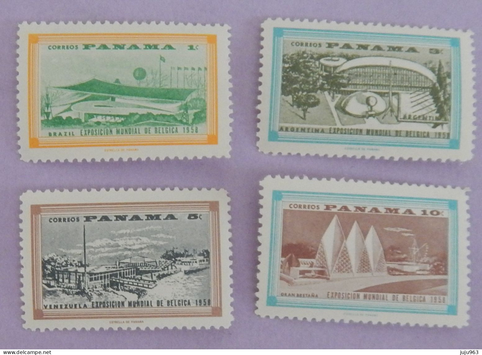 PANAMA YT 318/321 NEUFS**MNH  ANNÉE 1958 - Panama