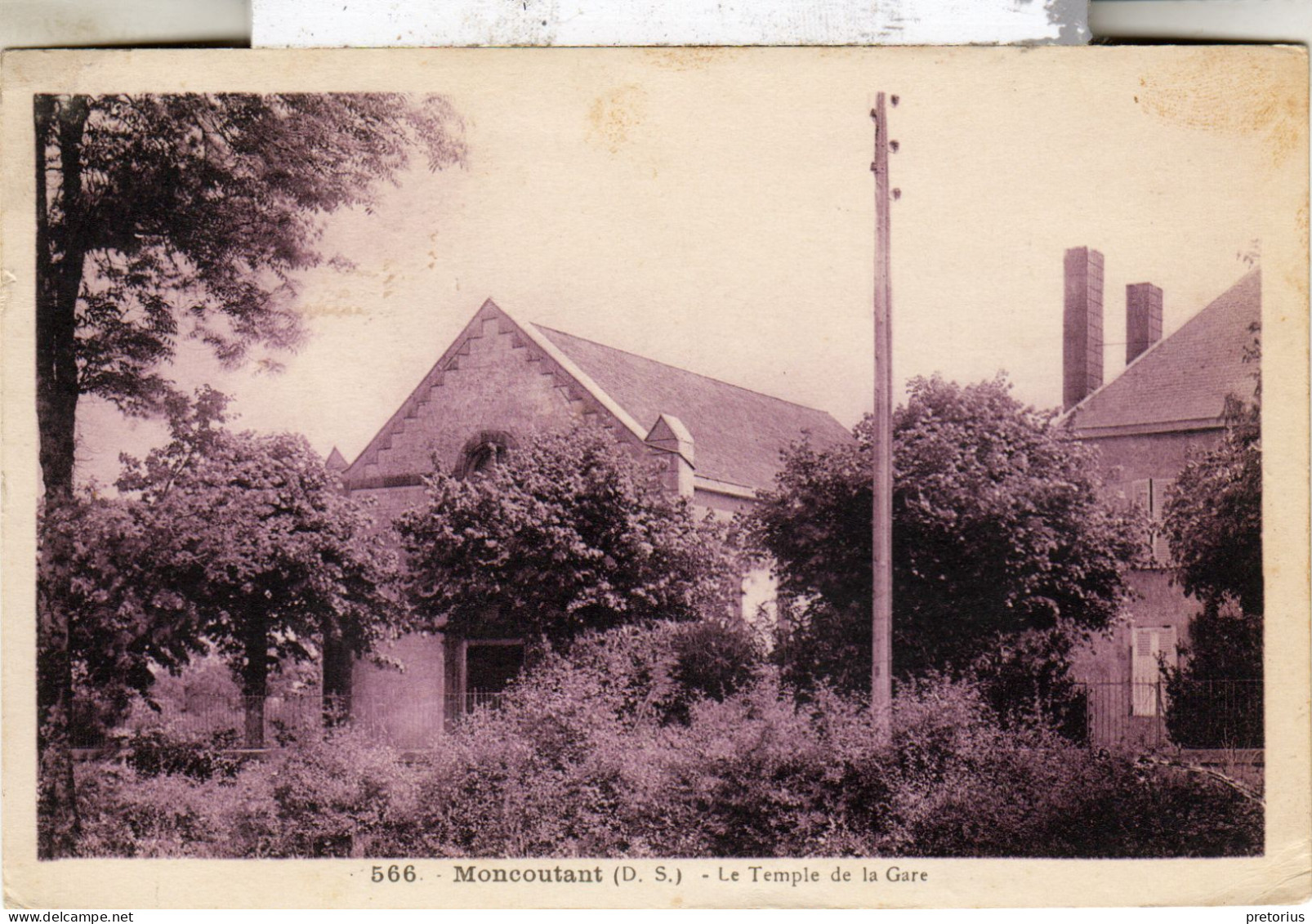 DEPT 79 / MONCOUTANT - LE TEMPLE DE LA GARE - Moncoutant