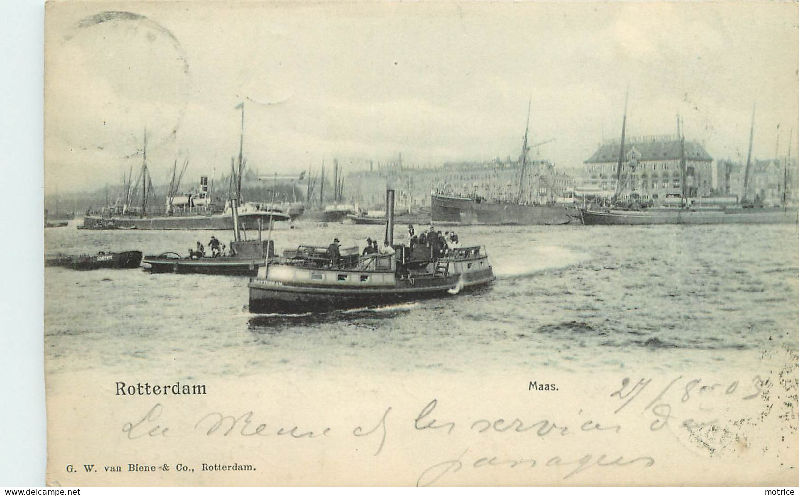 ROTTERDAM - Maas, Un Remorqueur. - Tugboats