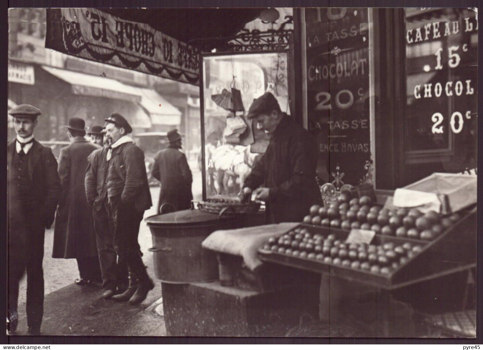 PARIS 1900 CHAUDS LES MARRONS CHAUDS - Shopkeepers